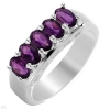 Genuine Amethysts, ring