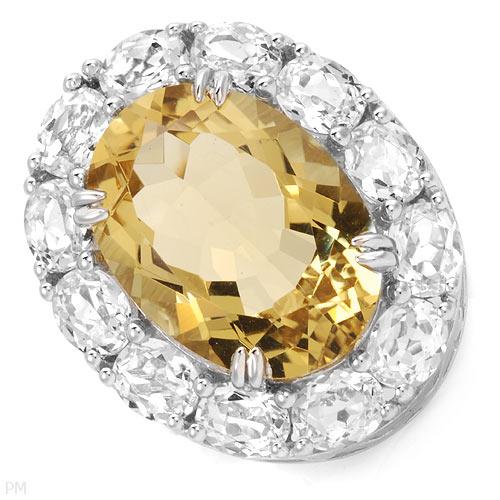 Genuine Citrine and Topaze